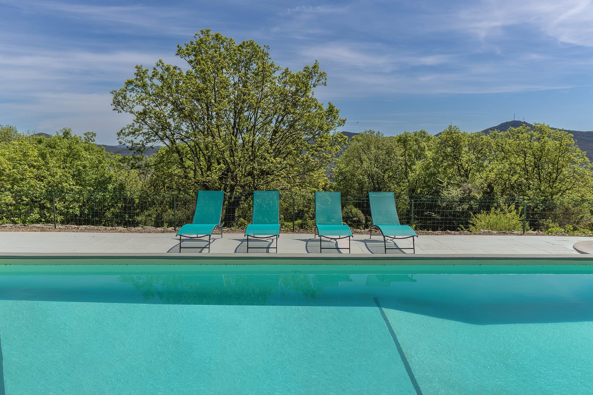 Maison Vacances Hérault Piscine Transats